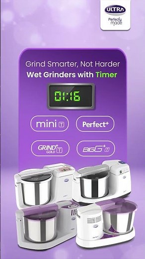 Best Wet Grinder with Timer in India | Effortless Grinding by Elgi Ultra