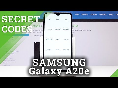 SAMSUNG Galaxy A20e Secret Codes