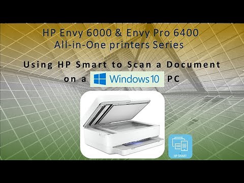 HP Envy 6055 | HP Envy Pro 6455 : Scan a document using HP Smart on Windows 10 Computer