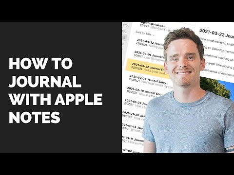 How to Journal with Apple Notes