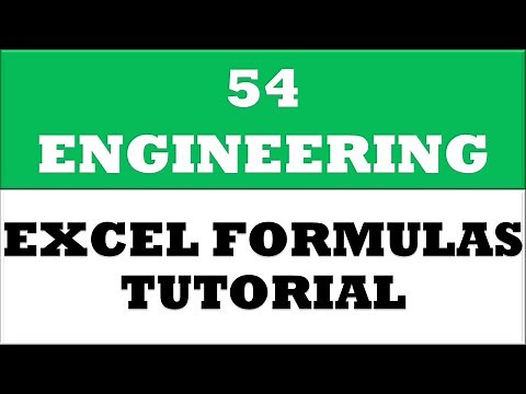 54 engineering formulas in excel 2016