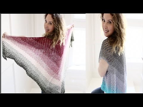 Easy Crochet Boho Shawl/Vest Tutorial