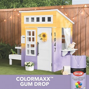 2.1K views · 154 reactions | Colors so cute, even the neighbors are jealous. With Krylon, anyone can add a little whimsy to the backyard. | Krylon Spray Paint | Facebook