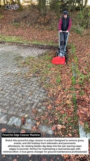 Powerful Edge Cleaner Machine | Removes Grass & Dirt Instantly! 💪