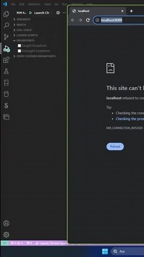 How to FIX Error Localhost Refused to Connect from Visual Studio Code