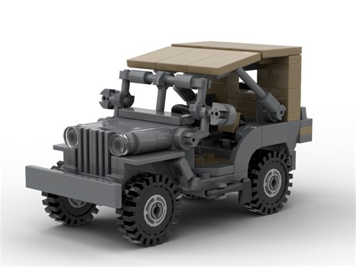 LEGO MOC-178626 Jeep Willys MB / WW2 (Adventurers 2024)