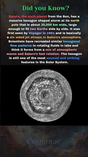 Why Saturn Has a Hexagon…