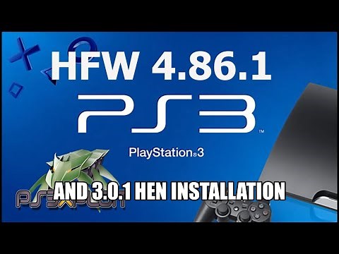 How to install PS3 HEN 3.0.1 on 4.86 (or later)