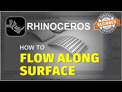 Rhino How To Flow Along Surface Tutorial