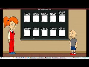 GoAnimate + Behavior Chart Day #7 - Caillou, Cody and Daisy Gets Gold Card - #goanimate