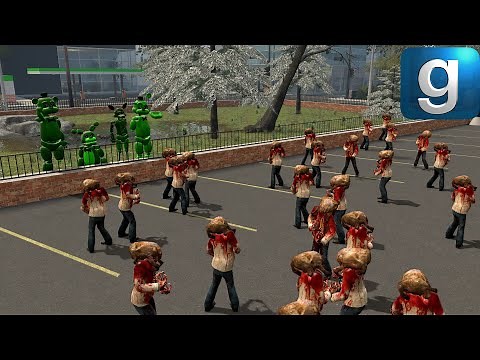 FNaF in Gmod | FNaF VS. The Zombie Apocalypse (Part 1)