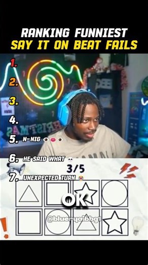 Ranking Funniest Say It On Beat Fails 🤣 (Part 3) #ranking #memes #funny #tiktok