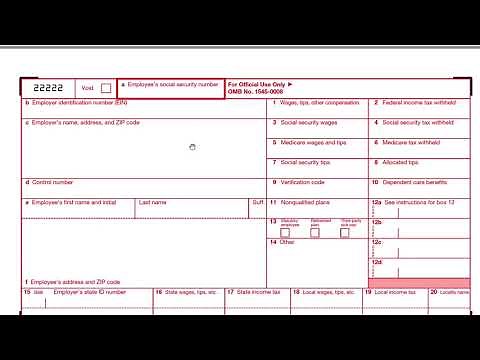 How To Fill Out A W2 Tax Form In 2022 | STEP-BY-STEP TUTORIAL