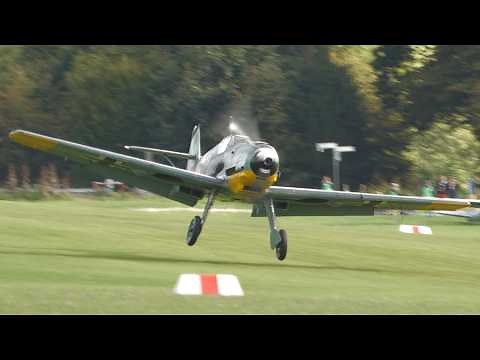 Original Messerschmitt Bf-109 E4 "Rote 12" with Daimler Benz DB601N Debut at Hahnweide 2025