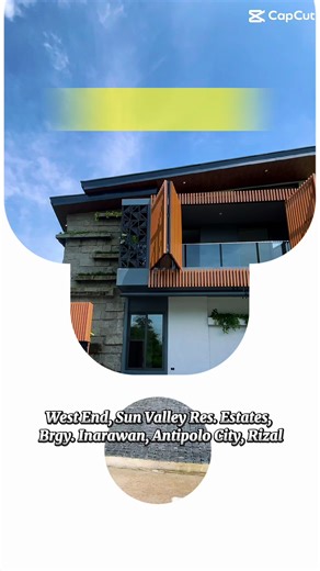 GENERAL PROPERTY DETAILS: • Project Name: The Eden A Modern Tropical Architectural Style. • Location : West End, Sun Valley Residential Estates, Brgy. Inarawan, Antipolo City, Rizal • Lot Area 301 sqm • Floor Area 447 sqm • No. of Storeys : Two • No. of Bedrooms Four (plus service quarters) • No. of Bathrooms Four (plus service quarters t&b) • Garage Capacity : Three • Completion Date July 2025 CASH | BANK FINANCING SELLING PRICE: 48m NEGOTIABLE 30% DP | 70% Loanable • AC Units – Bedrooms TCL In