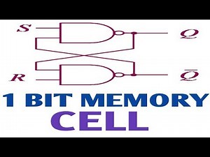 1 BIT MEMORY CELL USING NAND GATE IN HINDI