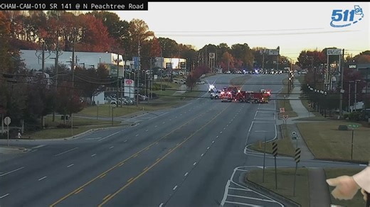 Crash involving entrapment closes North Peachtree Road in DeKalb County