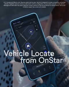 Conveniently locate your ride from your smartphone in the vehicle mobile app. | OnStar