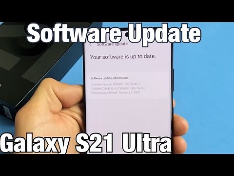 How to Update System Software to Latest Version | Galaxy S21 Ultra