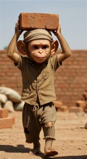 Monkey work in 🙈#cartoonvideo #monkey #kidscartoon #animation #shorts #ytshorts