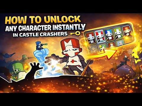 How To Unlock Any Character INSTANTLY In Castle Crashers | Cheat Engine | 2024