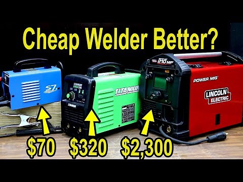 $70 vs $2,300 Welder? Let's Settle This! Weld Strength, Duty Cycle, Current Output, Build Quality