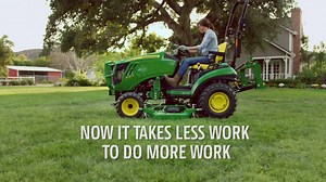37K views · 101 reactions | With the 1 Family Tractor’s quick-attach features, it takes less work to do more work. | John Deere | Facebook
