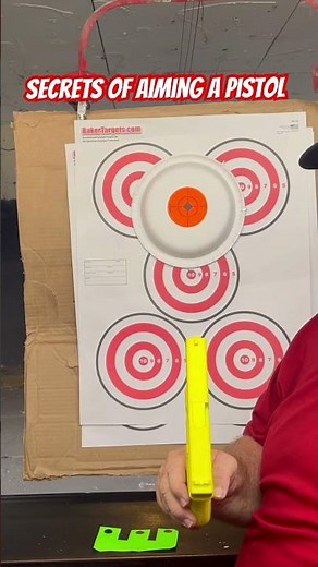 Secrets Of Aiming A Pistol For Accuracy #learntoshoot