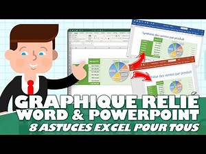 Comment lier un graphique Excel avec Word ou Powerpoint ? (8 astuces Excel pour tous)