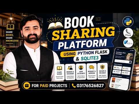Book Sharing Platform Using Python Flask | CS619 Final Year Project | Virtual University