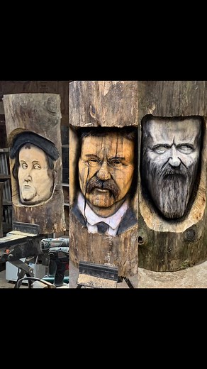 Grand Canyon Carvings #woodcarving#artistsoftiktok #chainsawart#grandcanyon