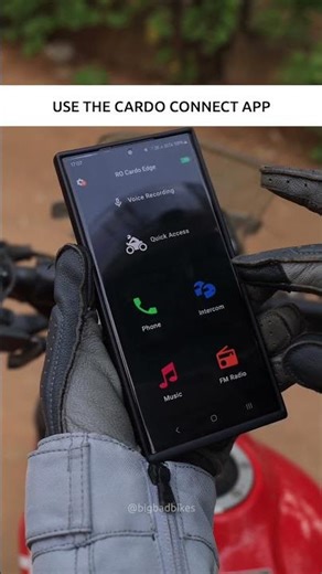 Cardo Connect App | Big Bad Bikes #Shorts