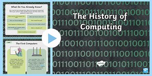 UKS2 History of Computing PowerPoint