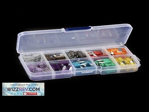 120Pcs Mini Fuse Kit Boxed 2A 35A Car Fuse Box Assortment with Clip