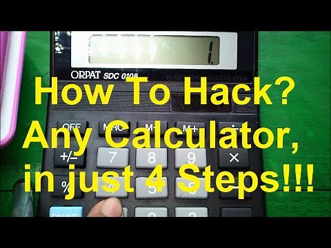 How To Hack Any Calculator in 4 Steps! - Just For Fun!