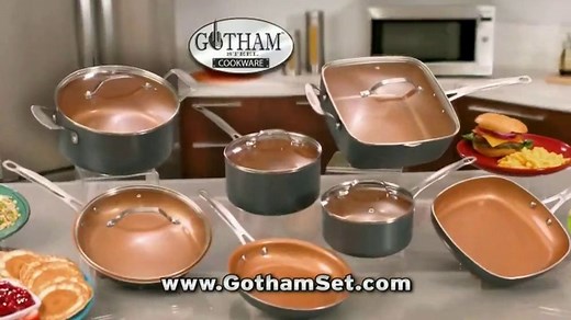 Gotham Steel TV Spot, '20-Piece Non-Stick Cookware: Free Shipping'