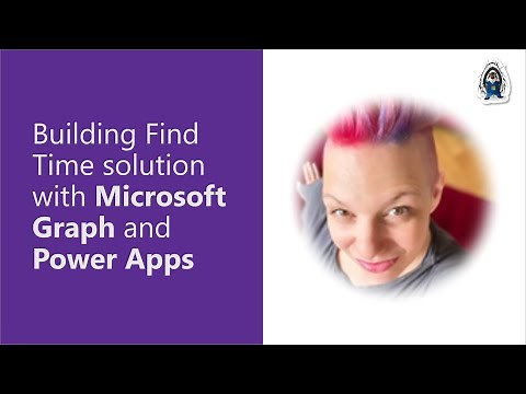 Building Find Time solution with Microsoft Graph and Power Apps