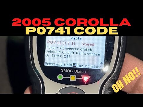 Corolla P0741 Code Scanning and Diagnosing
