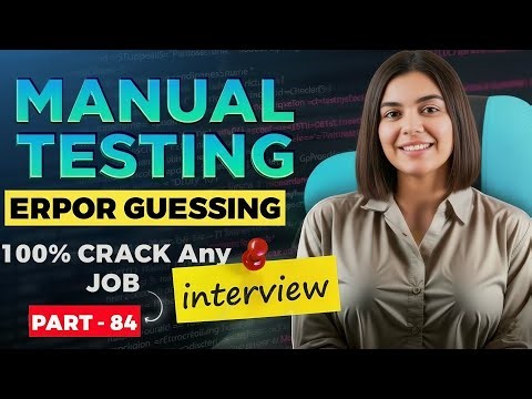 💡 Manual Testing in Marathi | Error Guessing Concept Explained Step-by-Step