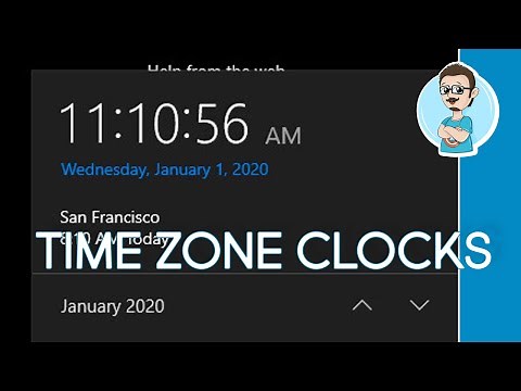 Multiple Time Zone Clocks on Windows 10 Taskbar!