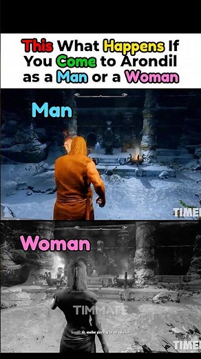 This is What Happens If You Come to Arondil as a Man or a Woman - Skyrim