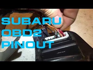 Subaru OBD2 Pinout