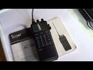 Icom IC R20 Review part 1