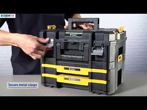 DEWALT TSTAK COMBINATION TOOLS & FIXINGS STORAGE SET| Screwfix