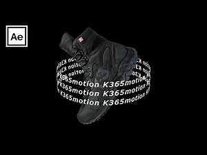 3D回転するテキストアニメーション｜プラグイン必要なし【AfterEffects チュートリアル#5】