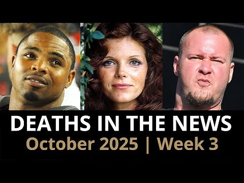 Who Died This Week | October 2025 #3 Celebrity Deaths & More