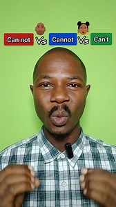 Can not Vs Cannot Vs Can't #englishgrammar #englishlanguage #englishforbeginners | Collinspiration