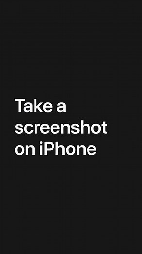 Take a screenshot on iPhone — Apple Support