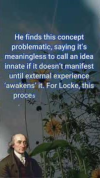 John Locke Refutes Innate Ideas: Explained Simply