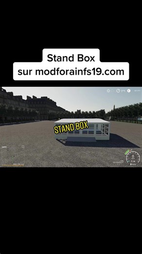 Stand Box disponible sur modforainfs19.com #fs #fs19 #mods #jeux #pc #forain #stand #box